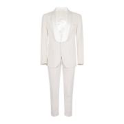 Katoen Kasjmier Tuxedo Smoking Pak Eleventy , Beige , Heren