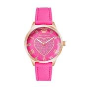 Multicolor Polipriel Horloge Roze Metaal Juicy Couture , Pink , Dames