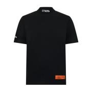 Logo Coltrui Katoenen T-Shirt Zwart Heron Preston , Black , Heren