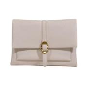 Witte Leren Handtas Dames Tassen Collectie Coccinelle , White , Dames