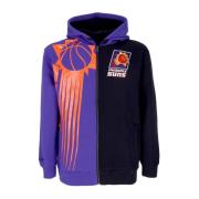 NBA Phoenix Suns Zip Hoodie Mitchell & Ness , Multicolor , Heren