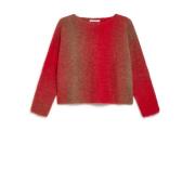 Print Sweater Maliparmi , Red , Dames