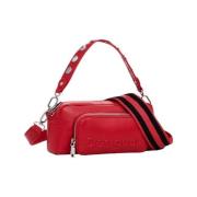 Chique Polyurethaan Handtas Dames Collectie Desigual , Red , Dames