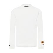 Logo Coltrui Katoenen T-Shirt Heron Preston , White , Heren