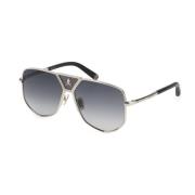 Heren zonnebril 61-14-145 Spp009V Philipp Plein , Gray , Unisex