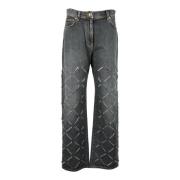 Jeans Versace , Gray , Dames