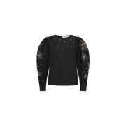 Raja Beaded Top Fabienne Chapot , Black , Dames