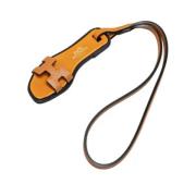 Pre-owned Leather key-holders Hermès Vintage , Orange , Dames