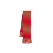 Elegant Ombre Scarf Sunflower , Red , Heren