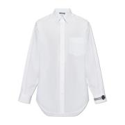 Shirt met print Moschino , White , Heren