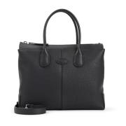 Zwarte Shopper Tas Tod's , Black , Dames