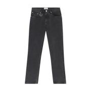 Zwart Gewassen Slim-Fit Jeans Études , Black , Heren