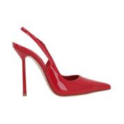 Rode Lak Slingback Stiletto Hakken Le Silla , Red , Dames