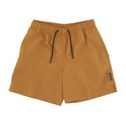 Ripstop Elastische Taille Shorts met Zakken Timberland , Brown , Heren