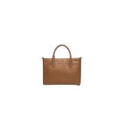 Stijlvolle Tote Tas Poche Paris , Brown , Dames