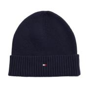 Luxe Cashmere Katoen Blend Sjaal Tommy Hilfiger , Blue , Heren