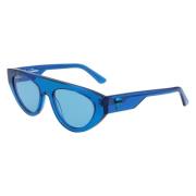 Blauwe Acetaat Zonnebril Karl Lagerfeld , Blue , Dames