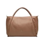 Stijlvolle Tote Tas Poche Paris , Brown , Dames