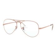 Aviator Large Metal Zonnebril in Roségoud Ray-Ban , Pink , Unisex