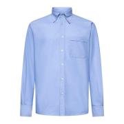 Lichtblauwe Button-Down Overhemd Valentino , Blue , Heren