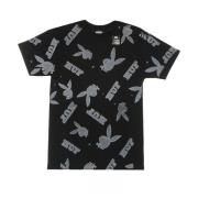 Patroon Tee X Playboy Zwarte T-shirt HUF , Black , Heren