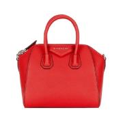 Mini Antigona Crossbody Tas Givenchy , Red , Dames