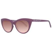 Paarse Dames Zonnebril Cat Eye Stijl Gant , Purple , Dames