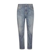 Stretch katoenen denim vermoeidheid broek Eleventy , Blue , Heren