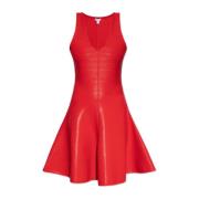 Geribbelde jurk Alaïa , Red , Dames