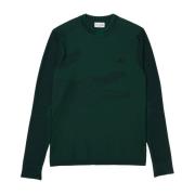 Gestructureerde ronde hals sweatshirt Lacoste , Green , Heren