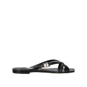 Platte sandalen voor vrouwen Jimmy Choo , Black , Dames