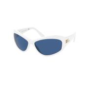 Witte Hars Zonnebril Ralph Lauren , White , Dames