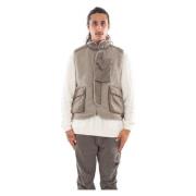 Gemengd Polar Shell Vest C.p. Company , Beige , Heren