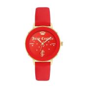 Rode Polipriel Horloge Juicy Couture , Red , Dames