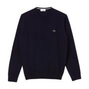 Wollen Pullover - Regular Fit Lacoste , Black , Heren