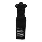 Transparante jurk Alaïa , Black , Dames