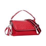 Moderne Polyethyleen Handtas Dames Collectie Desigual , Red , Dames