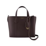 Bordeaux Leren Shopper Tas Tory Burch , Red , Dames