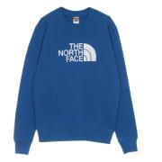 Blauwe Crewneck Sweatshirt Lichtgewicht Lange Mouw The North Face , Bl...