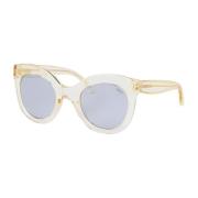 Acetaat zonnebril met blauw glas Ralph Lauren , Beige , Dames