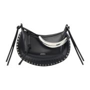 Studded Moon Tas Zwart/Zilver Isabel Marant , Black , Dames