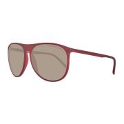 Bourgondische Ovale Zonnebril met UV-bescherming Porsche Design , Red ...