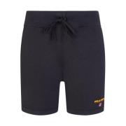 Sport Logo Katoenen Shorts Zwart Polo Ralph Lauren , Black , Heren