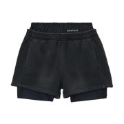 Grijze Shorts voor Stijlvolle Look Alexander Wang , Gray , Dames