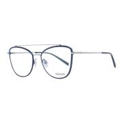 Blauwe Aviator Metalen Optische Frames voor Vrouwen Ana Hickmann , Blu...