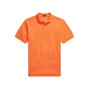 Oranje Poloshirt Korte Mouw Polo Ralph Lauren , Orange , Heren