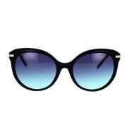 Cat-eye zonnebril met Oostenrijkse kristallen Tiffany , Black , Dames