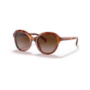 Acetaat zonnebril met lens Ralph Lauren , Brown , Dames