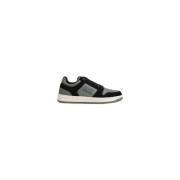 Moderne Polyester Sneaker Collectie Emporio Armani EA7 , Green , Heren