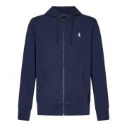 Blauwe Zip-Up Hoodie Aw24 Polo Ralph Lauren , Blue , Heren